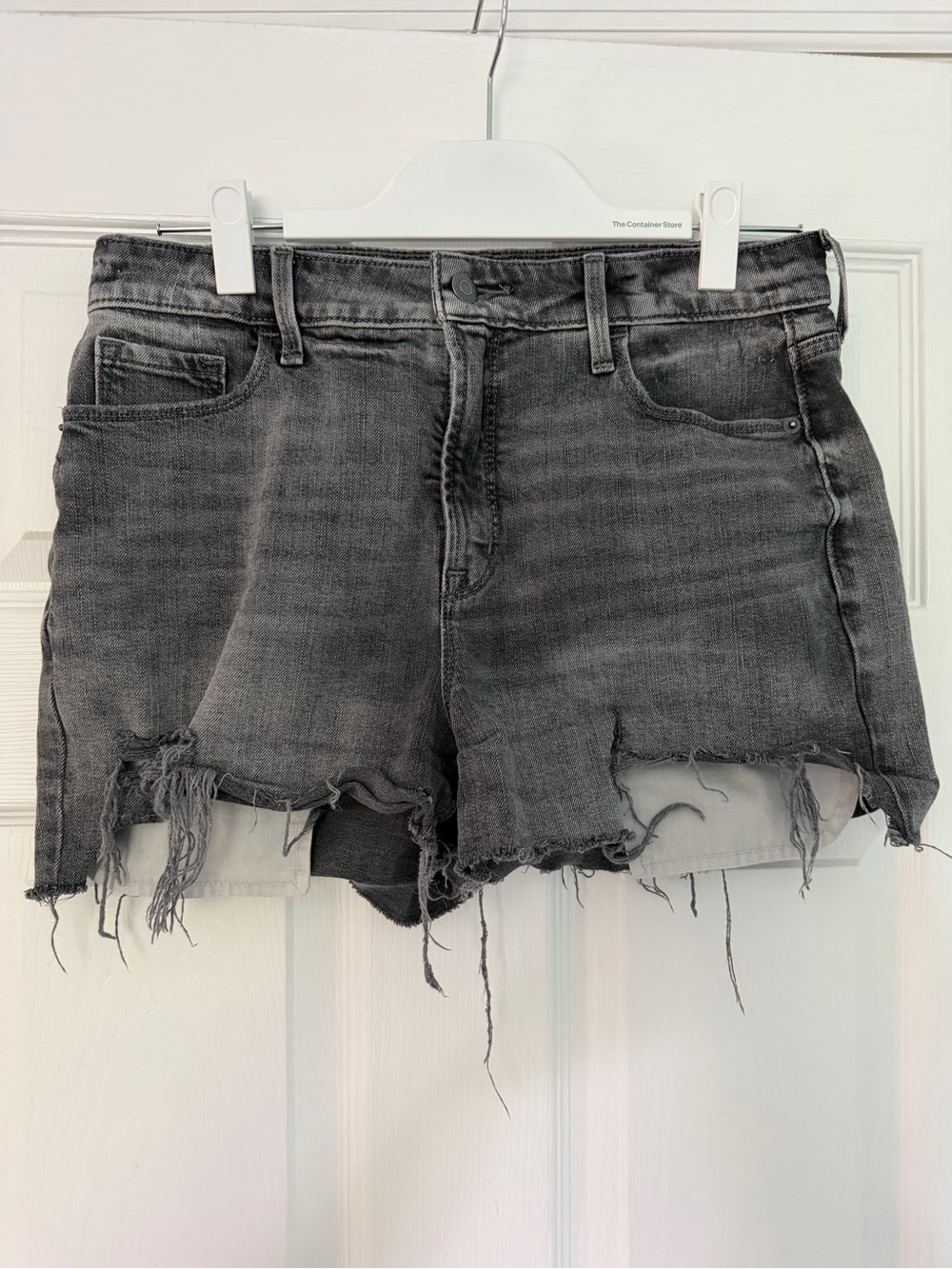 Old Navy Distressed Black Denim Women's Shorts
